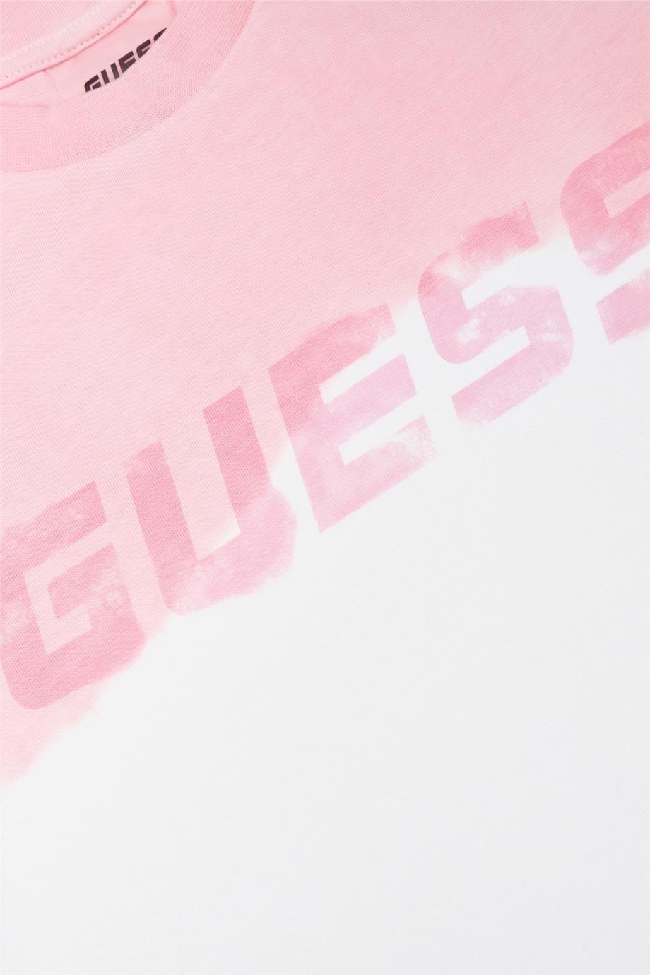 Guess Kız Çocuk Pembe Tshirt