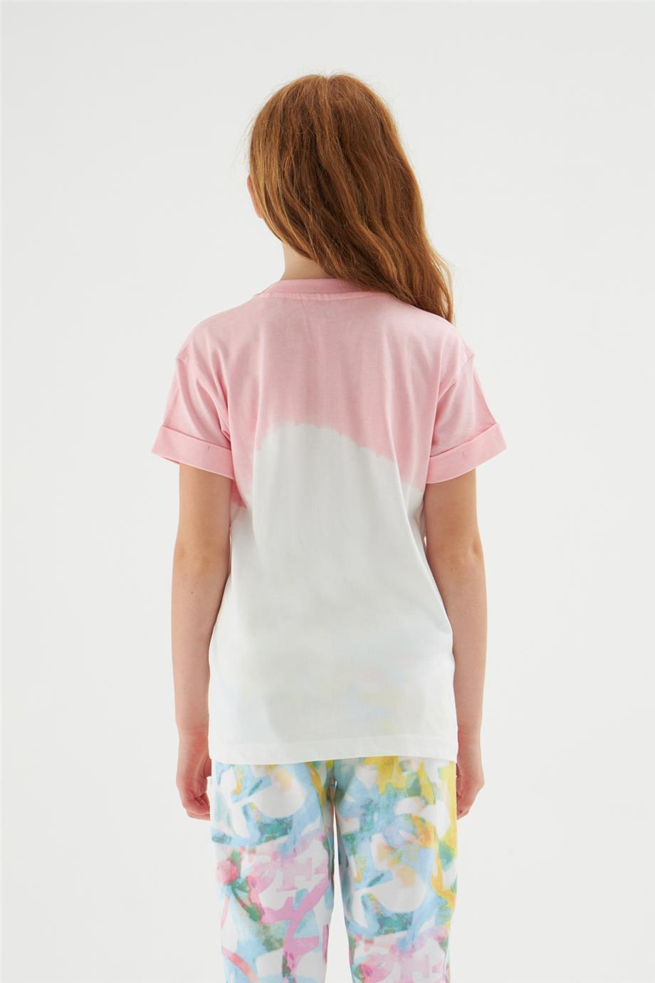 Guess Kız Çocuk Pembe Tshirt