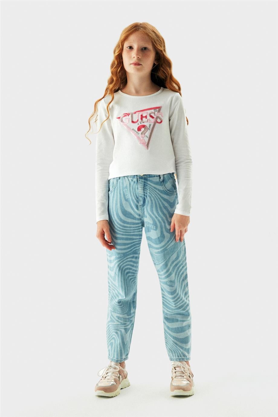 Guess Kız Çocuk Renkli Pantolon