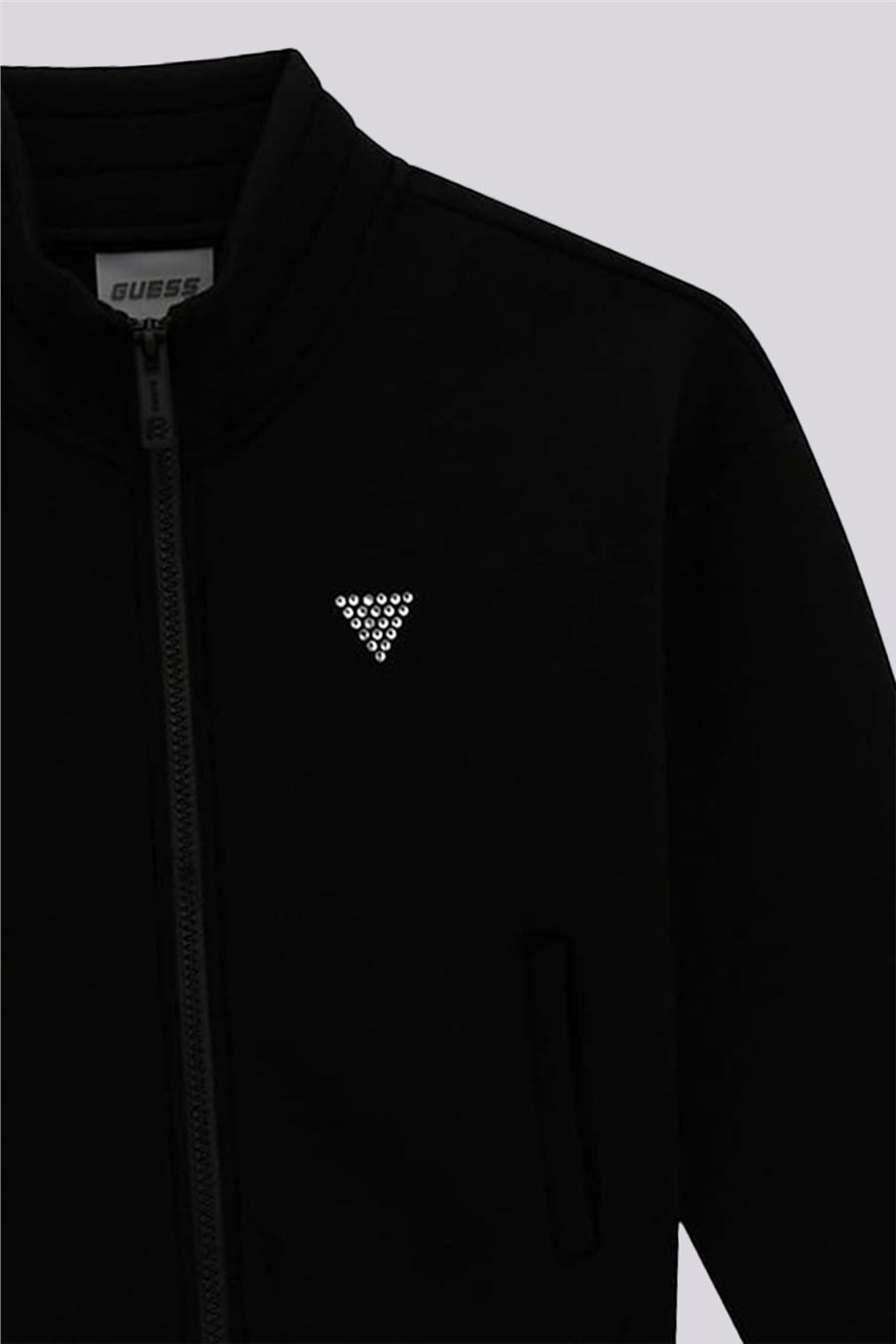 Guess Kız Çocuk Siyah Eşofman ÜstüGuess Kız Çocuk Siyah Eşofman Üstü