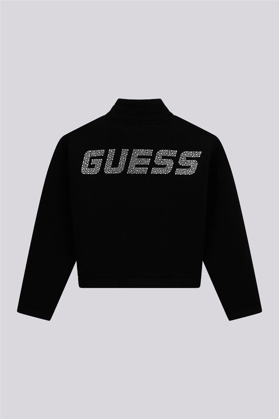 Guess Kız Çocuk Siyah Eşofman ÜstüGuess Kız Çocuk Siyah Eşofman Üstü