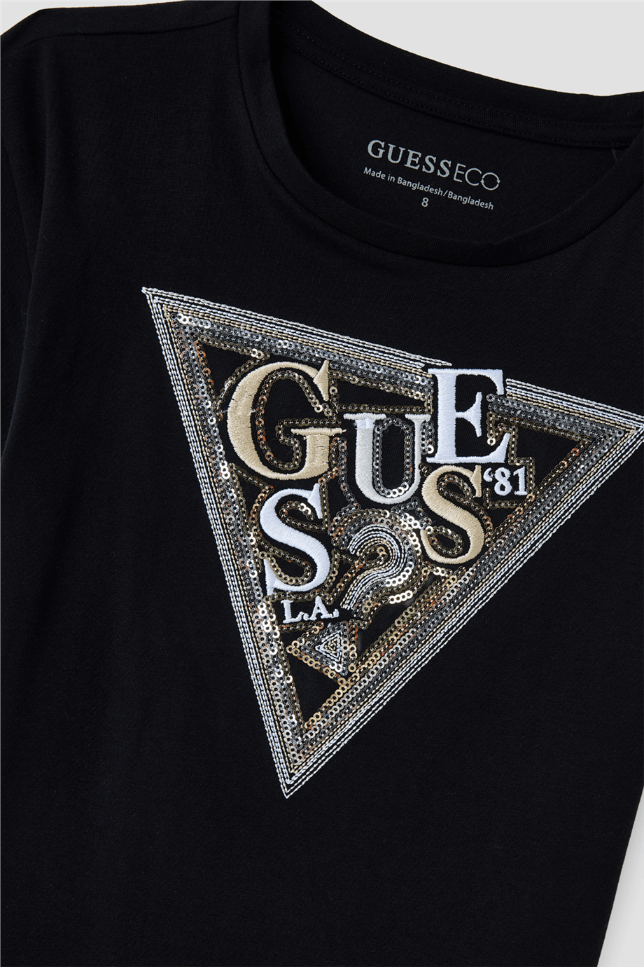 Guess Kız Çocuk Siyah TişörtGuess Kız Çocuk Siyah Tişört