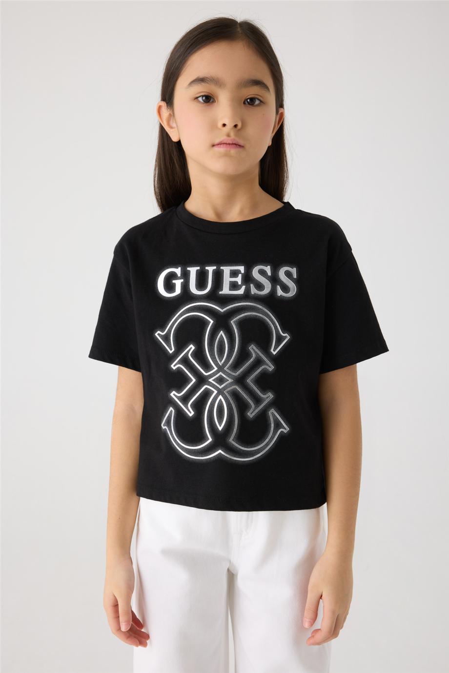 Guess Kız Çocuk Siyah TişörtGuess Kız Çocuk Siyah Tişört