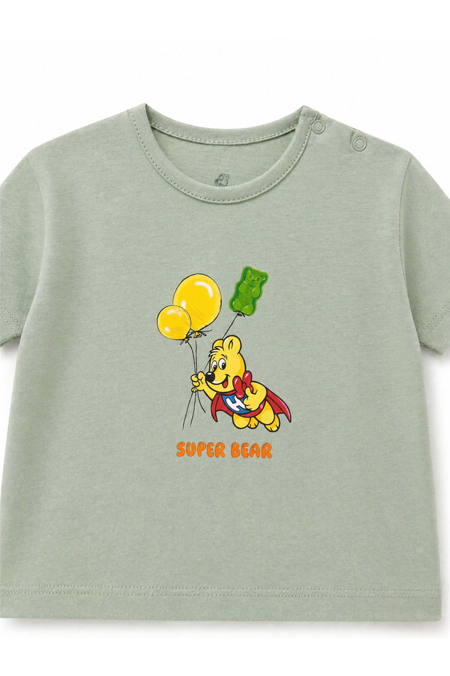 Haribo Boy Khaki Tshirt Shorts SuitHaribo Boy Khaki Tshirt Shorts Suit