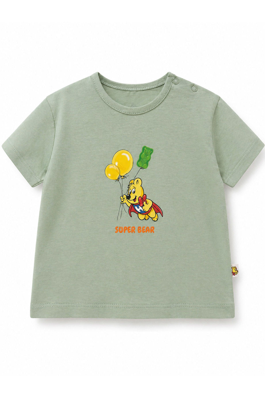 Haribo Boy Khaki Tshirt Shorts SuitHaribo Boy Khaki Tshirt Shorts Suit