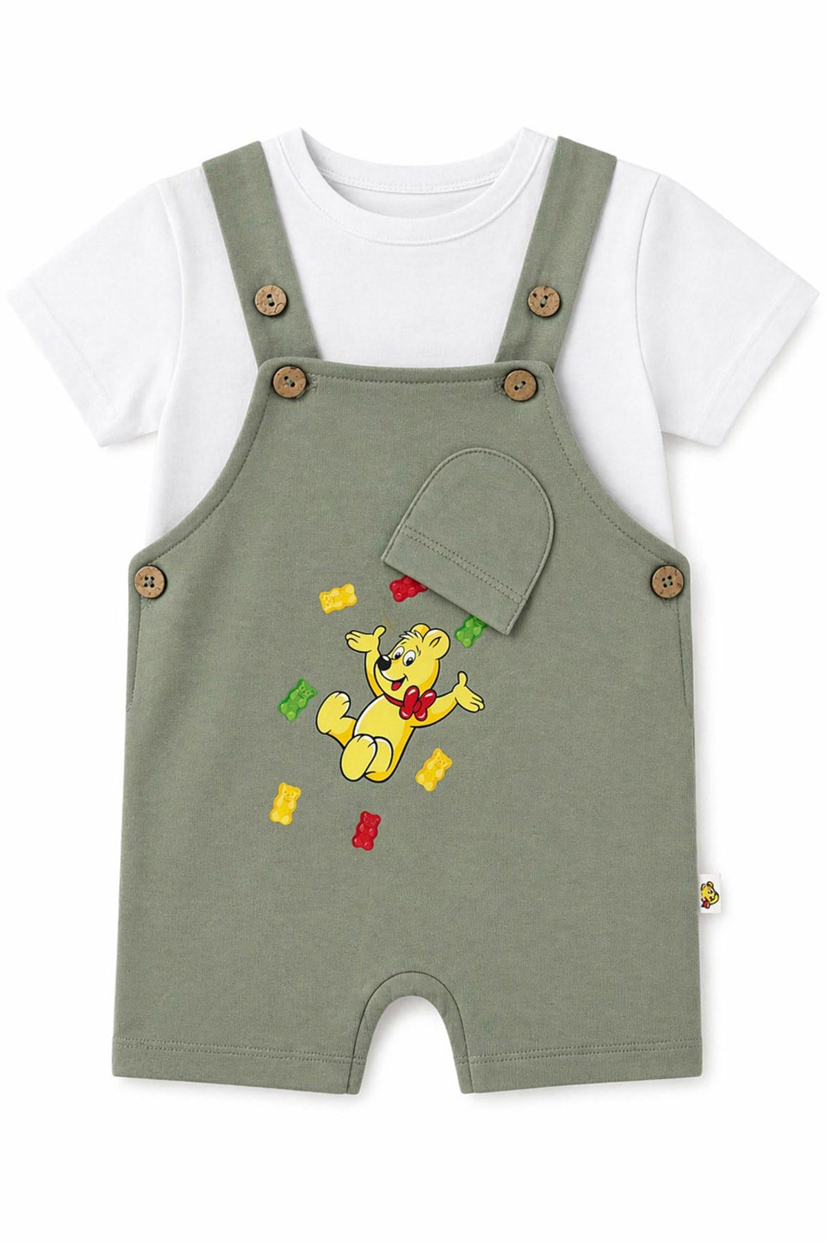 Haribo Boy Bib and Brace OverallHaribo Boy Bib and Brace Overall