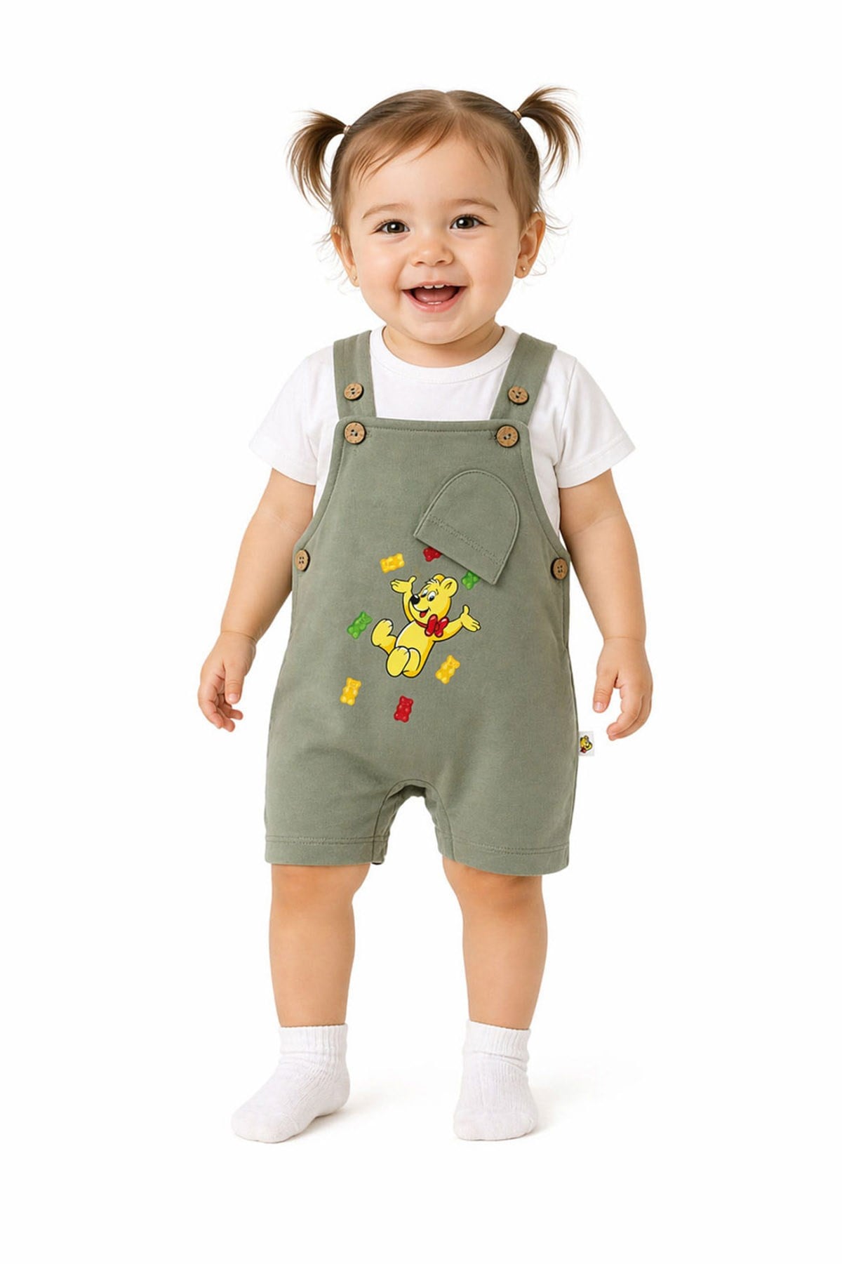 Haribo Boy Bib and Brace OverallHaribo Boy Bib and Brace Overall
