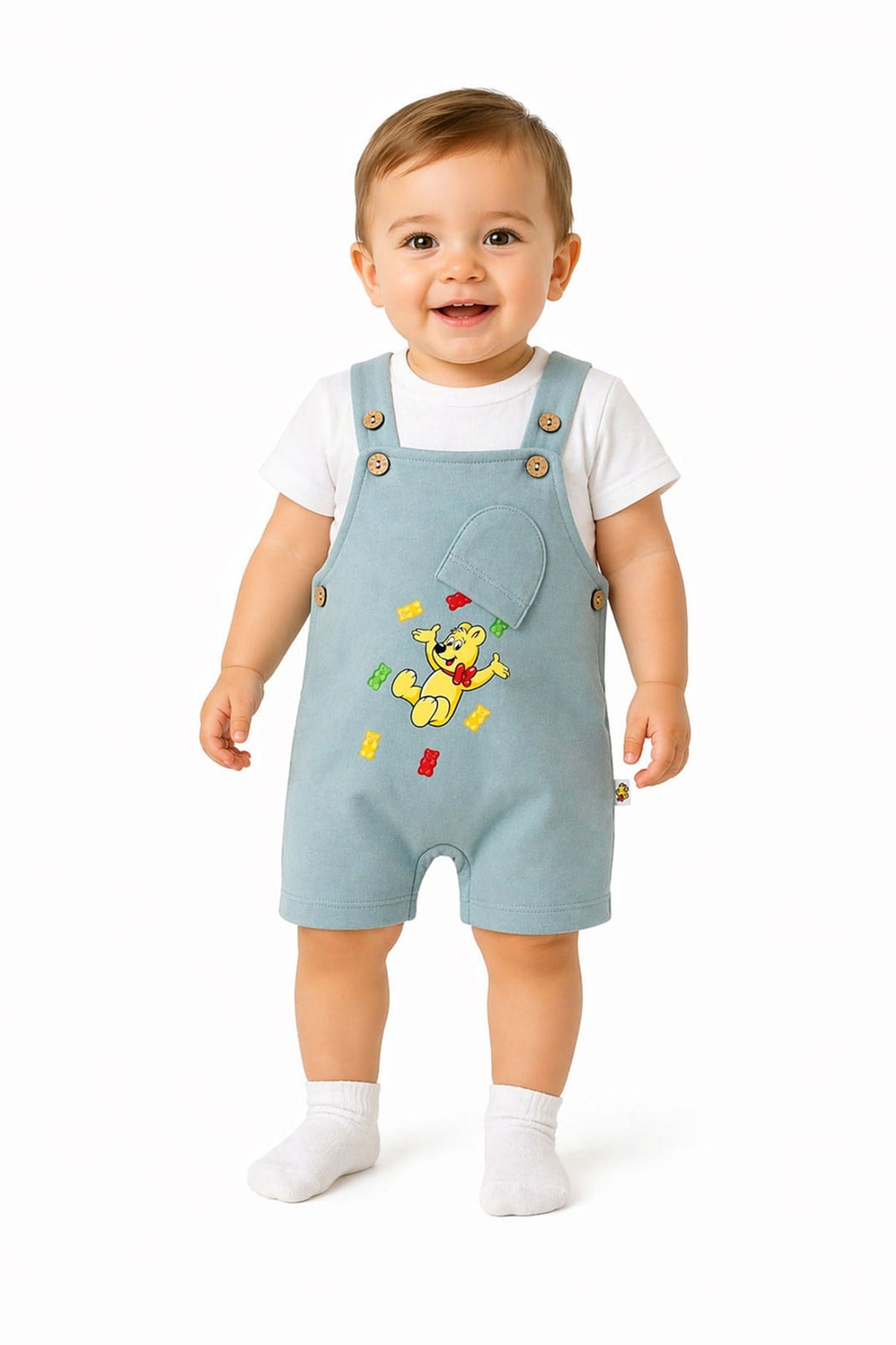 Haribo Boy Bib and Brace OverallHaribo Boy Bib and Brace Overall