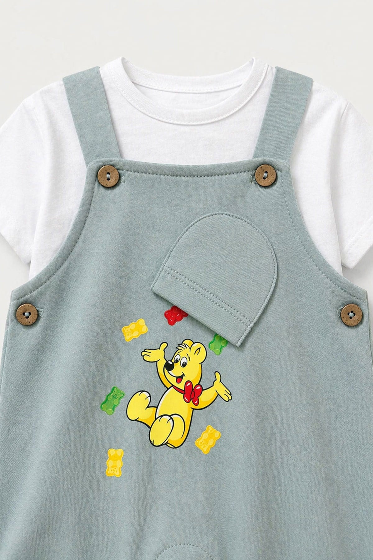 Haribo Boy Bib and Brace OverallHaribo Boy Bib and Brace Overall