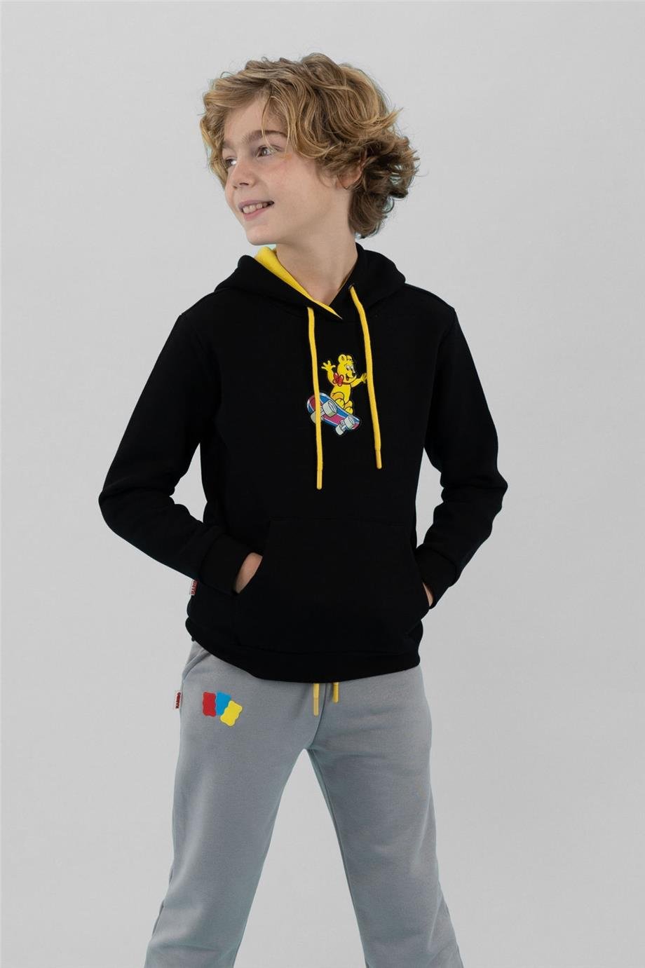 Haribo Erkek Çocuk Siyah Sweatshirt