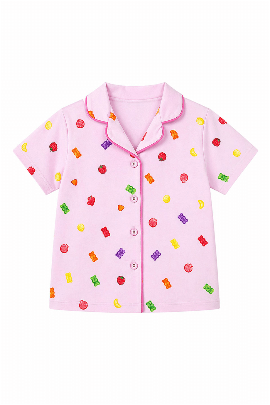 Haribo Kız Çocuk Pembe Pijama TakımHaribo Kız Çocuk Pembe Pijama Takım