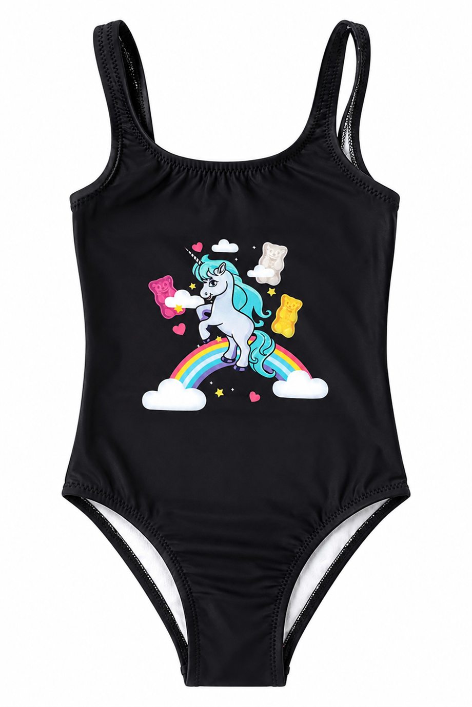Haribo Girl Black SwimsuitHaribo Girl Black Swimsuit