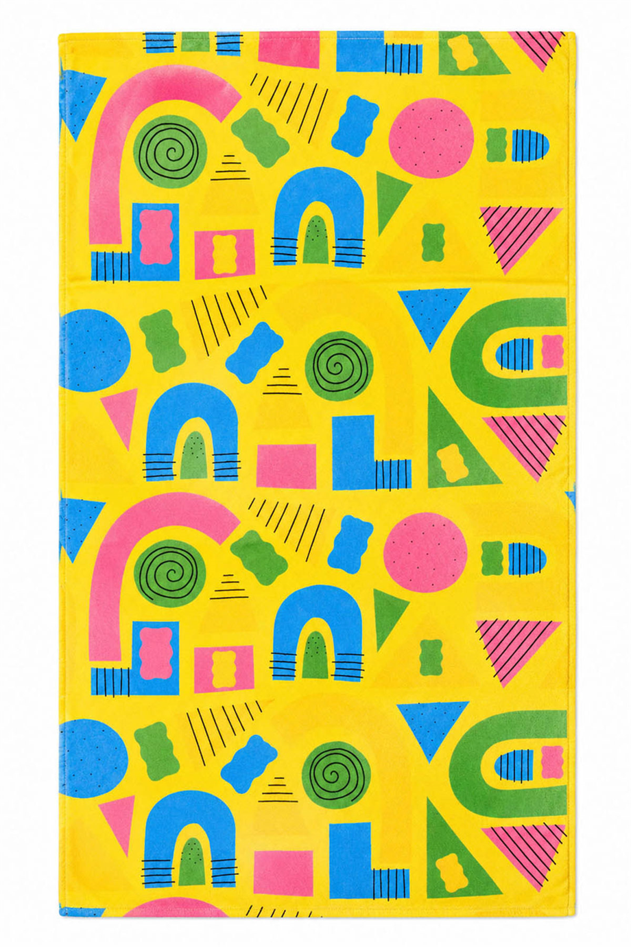 Haribo Unisex Geometrik Desenli Plaj HavlusuHaribo Unisex Geometrik Desenli Plaj Havlusu