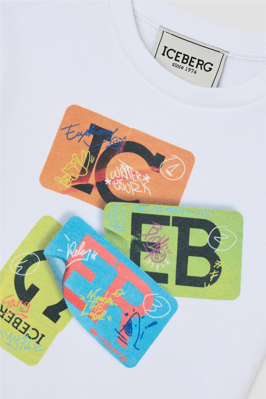 Iceberg Erkek Bebek Beyaz SweatshirtIceberg Erkek Bebek Beyaz Sweatshirt