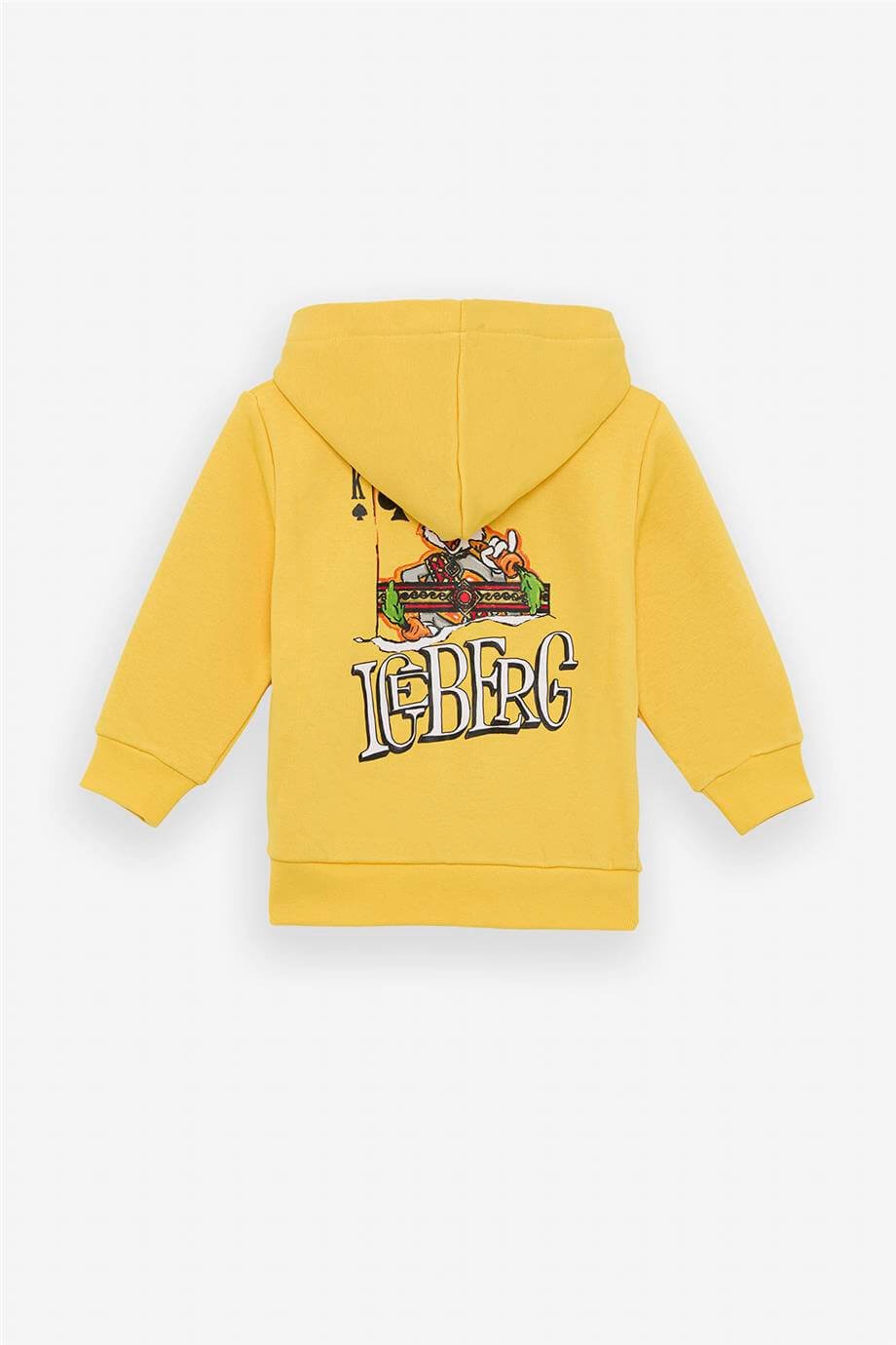 Iceberg Erkek Bebek Sarı Eşofman ÜstüIceberg Erkek Bebek Sarı Eşofman Üstü