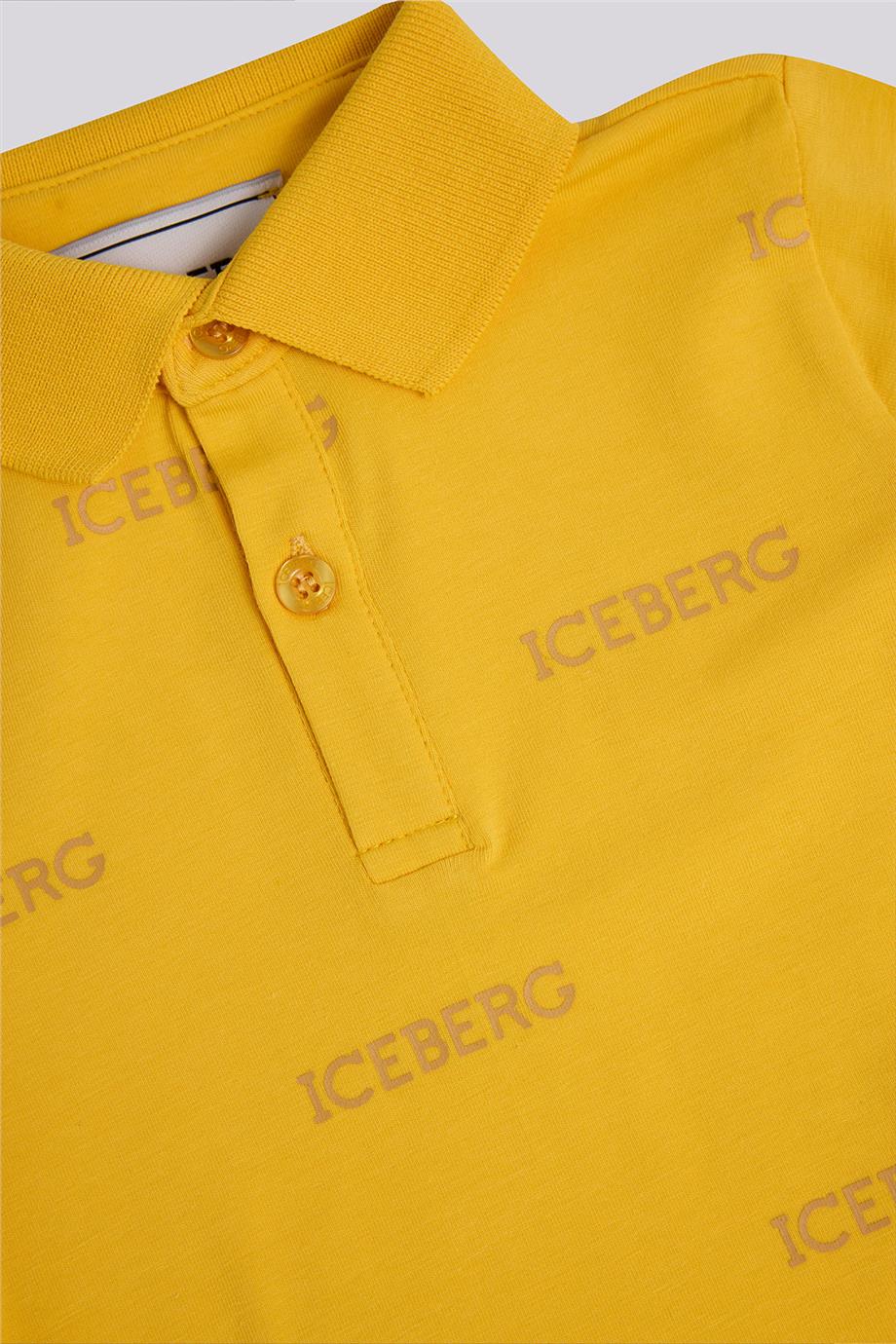 Iceberg Erkek Bebek Sarı Şort Tshirt TakımIceberg Erkek Bebek Sarı Şort Tshirt Takım