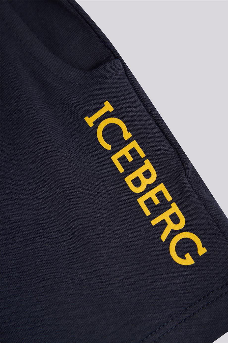 Iceberg Erkek Bebek Sarı Şort Tshirt TakımIceberg Erkek Bebek Sarı Şort Tshirt Takım