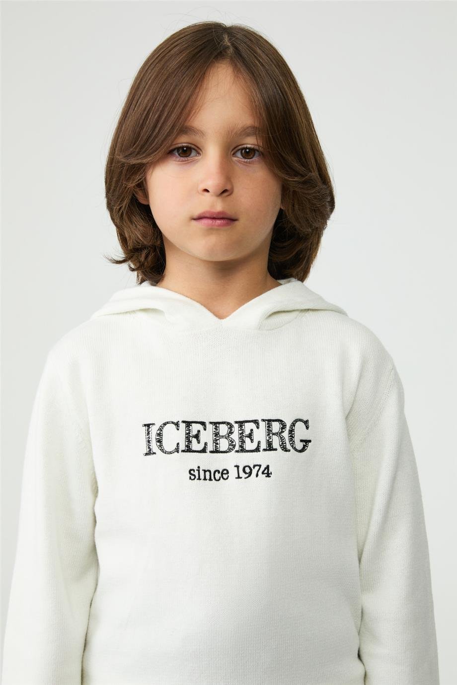 Iceberg Boy White SweaterIceberg Boy White Sweater