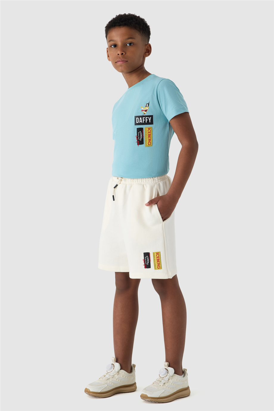 Iceberg Boy White ShortsIceberg Boy White Shorts
