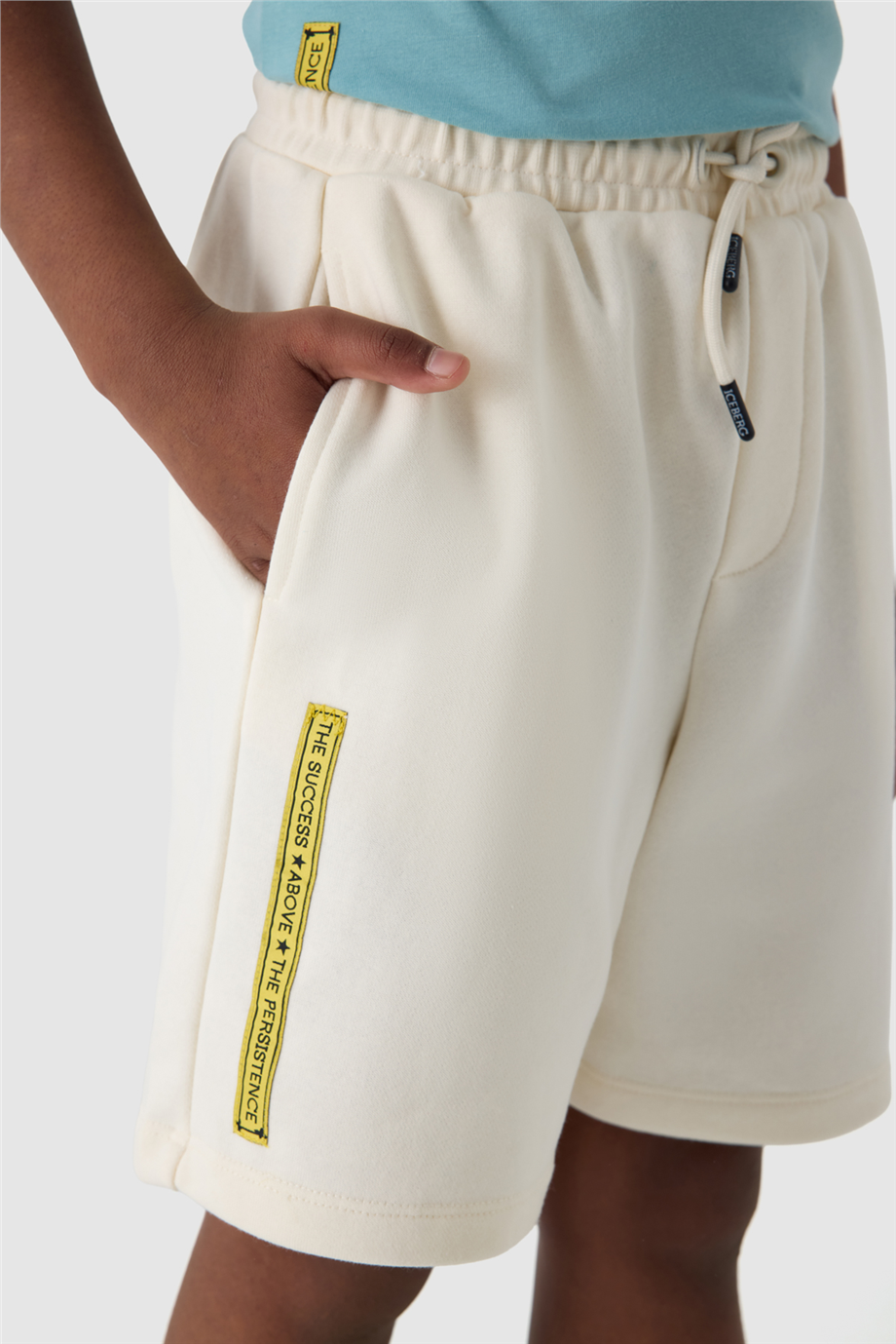 Iceberg Boy White ShortsIceberg Boy White Shorts