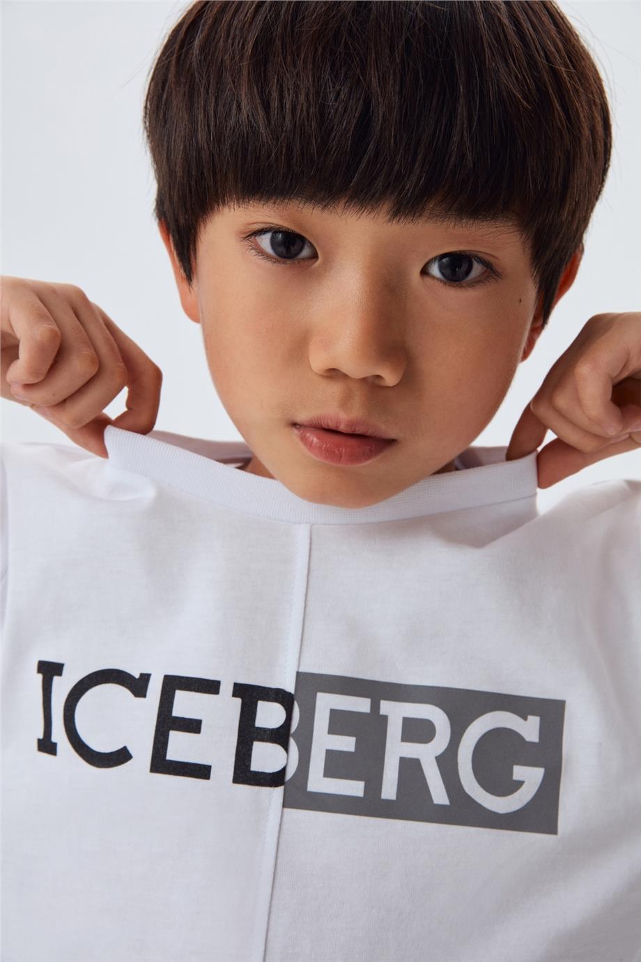Iceberg Erkek Çocuk Beyaz T-Shirt