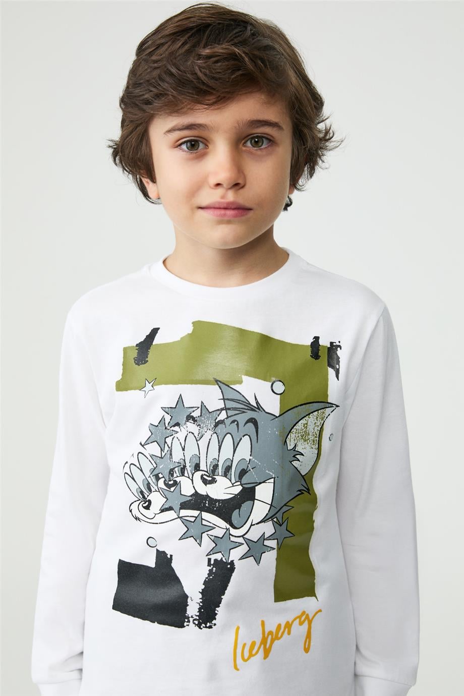 Iceberg Boy White TshirtIceberg Boy White Tshirt