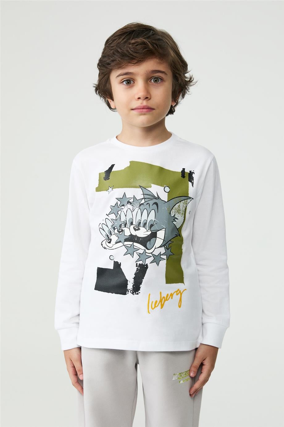 Iceberg Boy White TshirtIceberg Boy White Tshirt