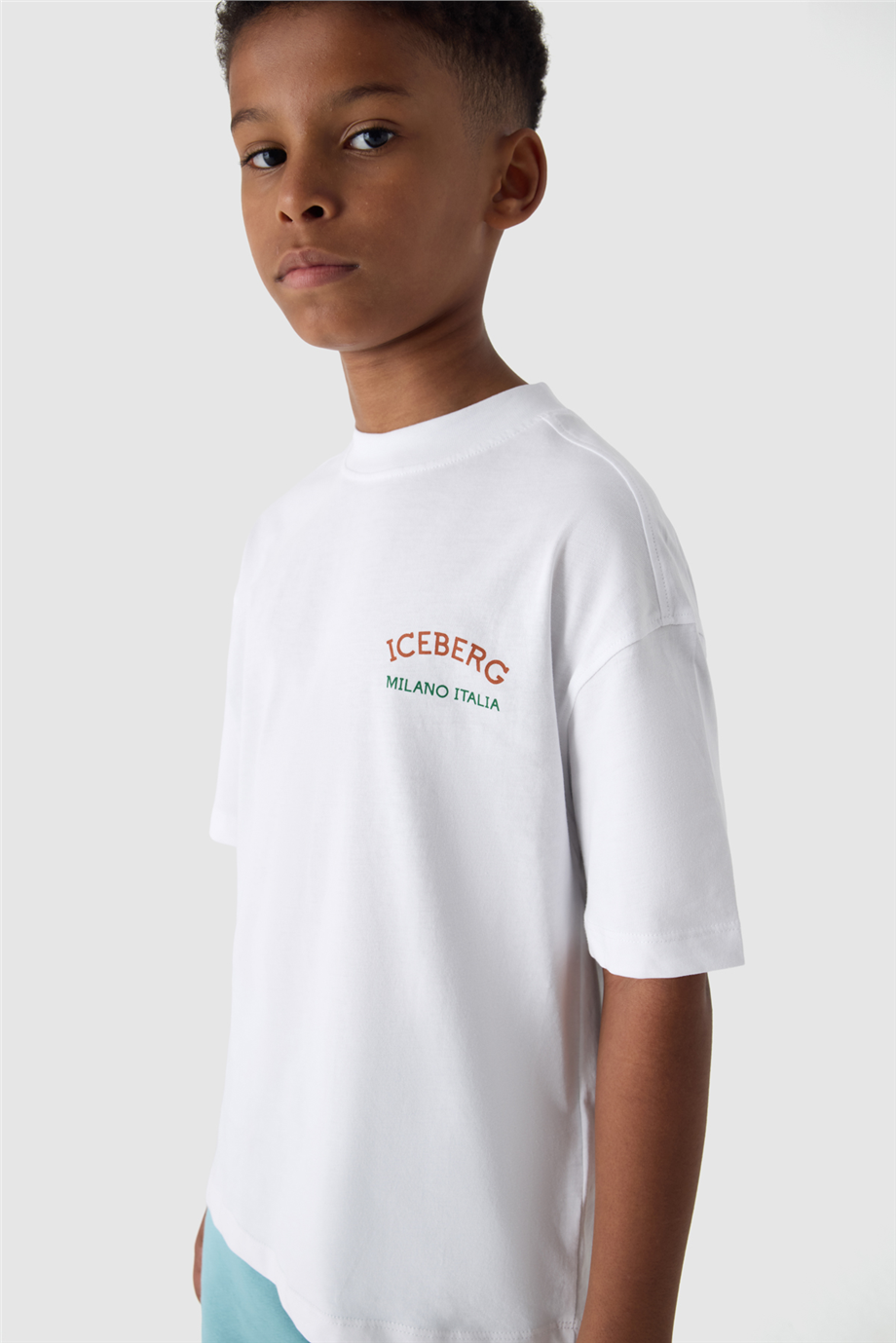 Iceberg Boy White TshirtIceberg Boy White Tshirt