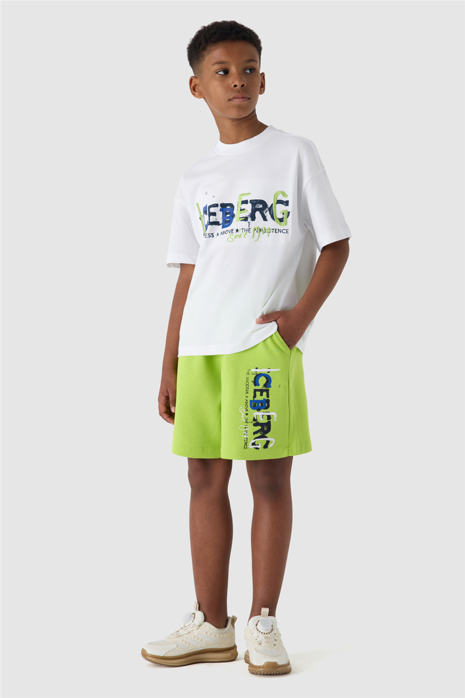 Iceberg Erkek Çocuk Beyaz TshirtIceberg Erkek Çocuk Beyaz Tshirt