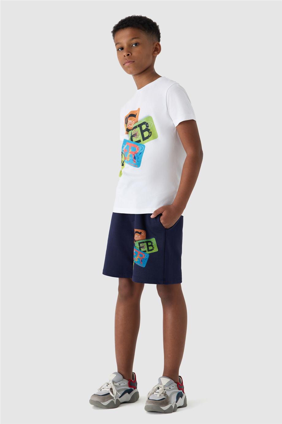 Iceberg Boy White TshirtIceberg Boy White Tshirt