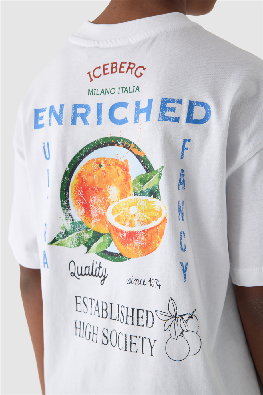 Iceberg Boy White TshirtIceberg Boy White Tshirt