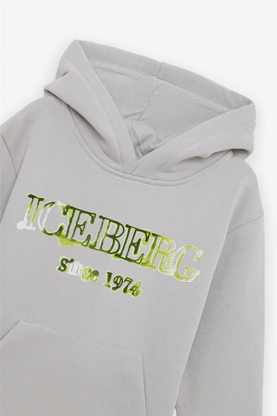Iceberg Boy Grey SweatshirtIceberg Boy Grey Sweatshirt