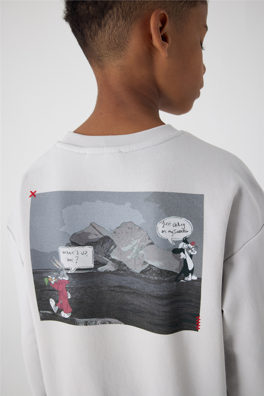 Iceberg Boy Grey SweatshirtIceberg Boy Grey Sweatshirt
