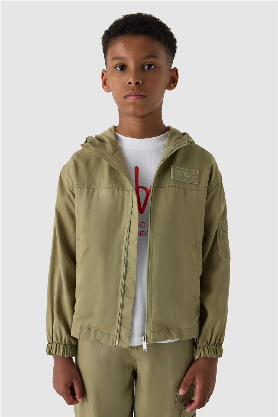 Iceberg Boy Khaki JacketIceberg Boy Khaki Jacket