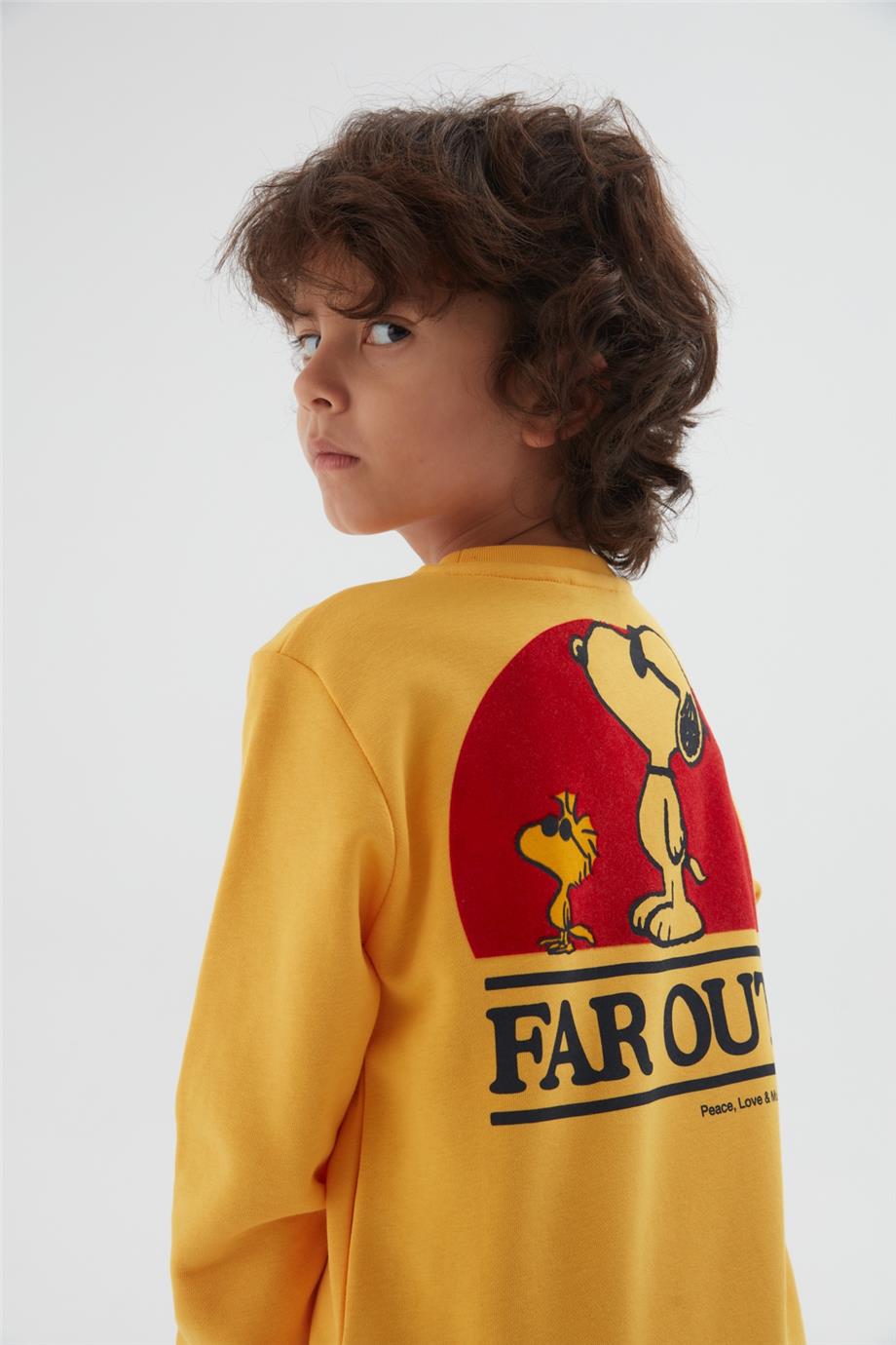 Iceberg Erkek Çocuk Hardal Sweatshirt