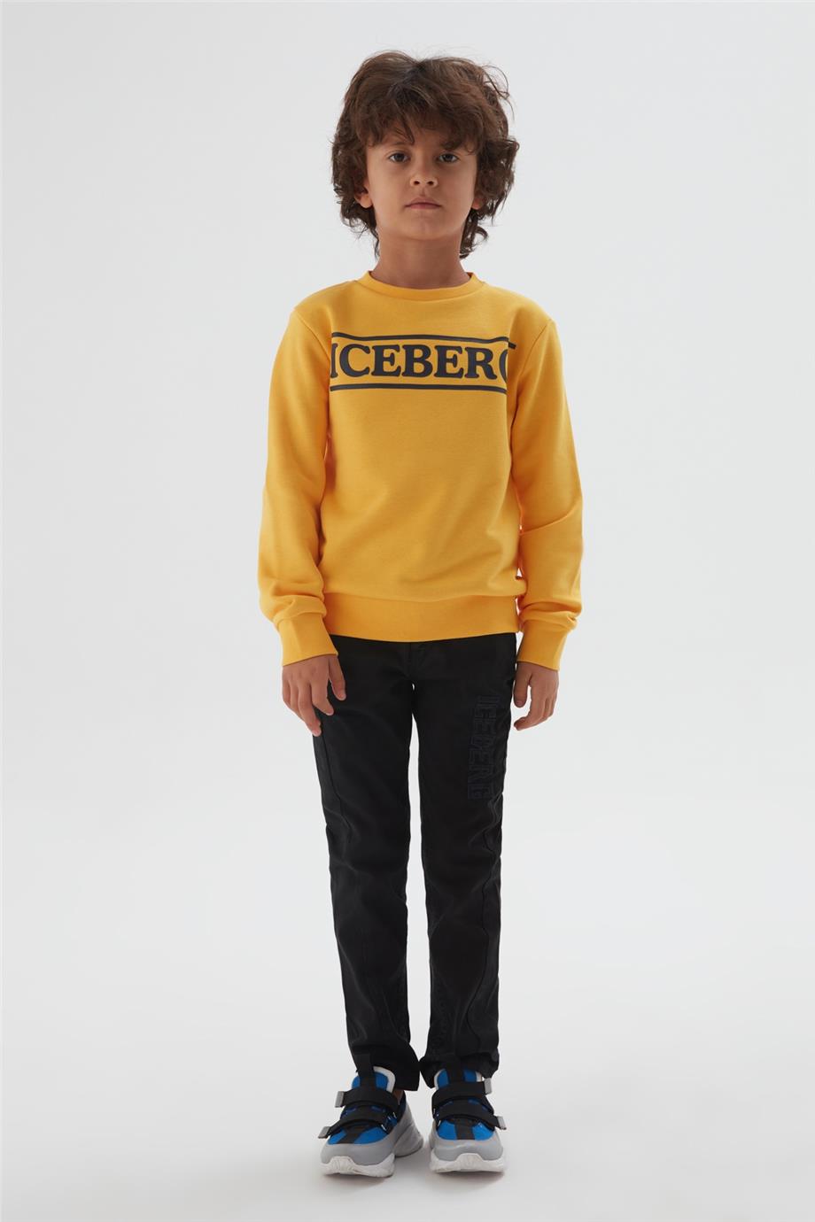 Iceberg Erkek Çocuk Hardal Sweatshirt