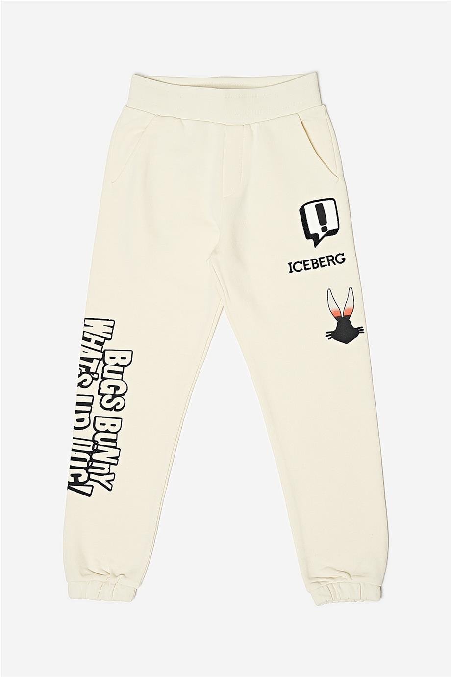 Iceberg Erkek Çocuk Kırık Beyaz Eşofman Altı