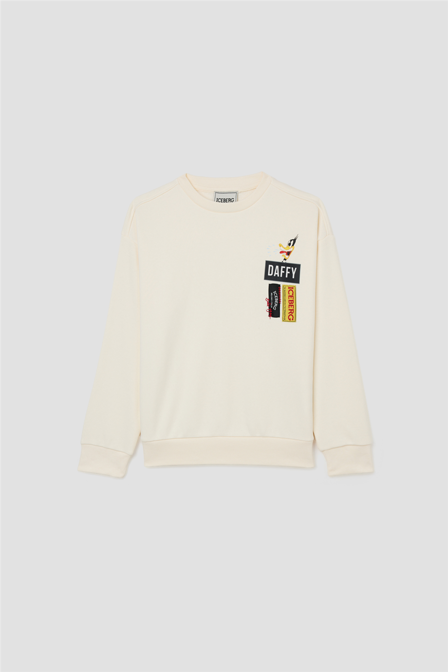 Iceberg Erkek Çocuk Kırık Beyaz SweatshirtIceberg Erkek Çocuk Kırık Beyaz Sweatshirt