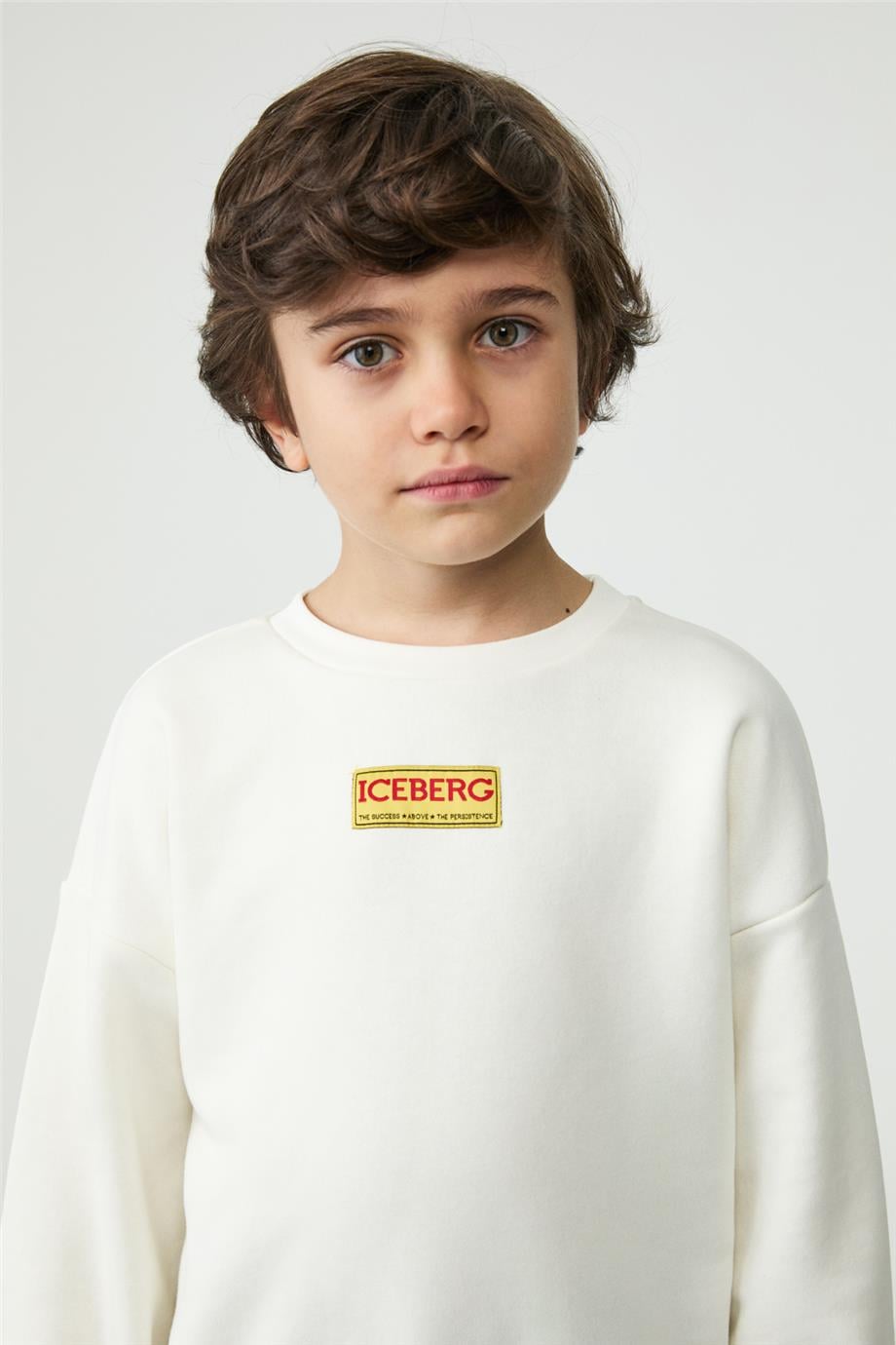 Iceberg Erkek Çocuk Kırık Beyaz SweatshirtIceberg Erkek Çocuk Kırık Beyaz Sweatshirt