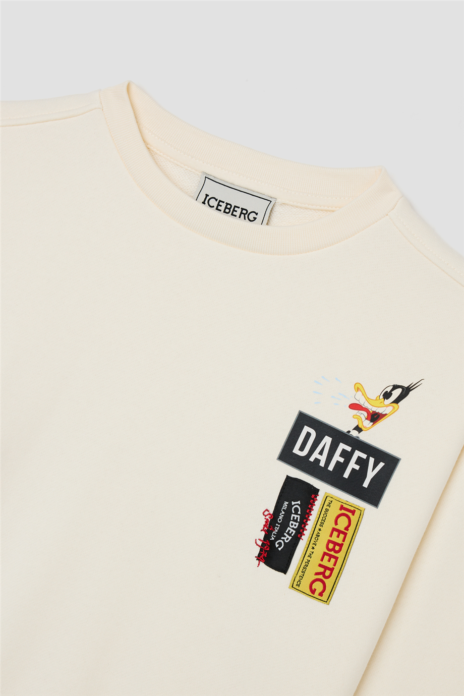 Iceberg Erkek Çocuk Kırık Beyaz SweatshirtIceberg Erkek Çocuk Kırık Beyaz Sweatshirt