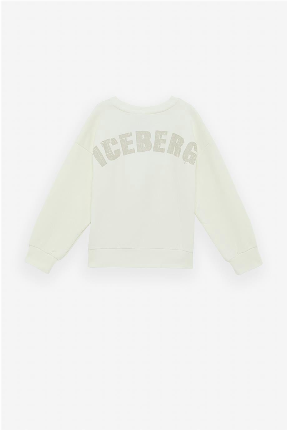 Iceberg Erkek Çocuk Kırık Beyaz SweatshirtIceberg Erkek Çocuk Kırık Beyaz Sweatshirt