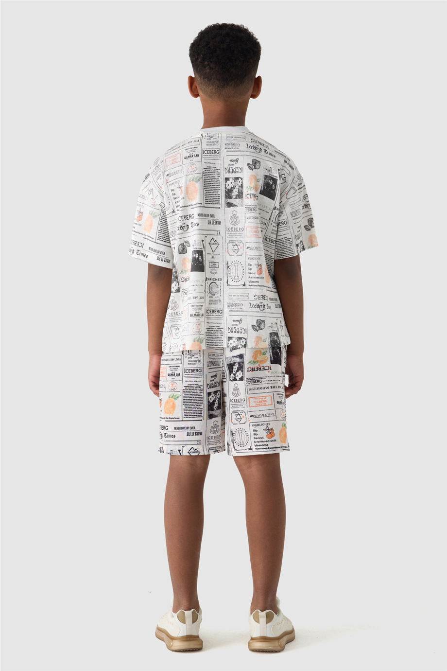 Iceberg Boy Off White TshirtIceberg Boy Off White Tshirt