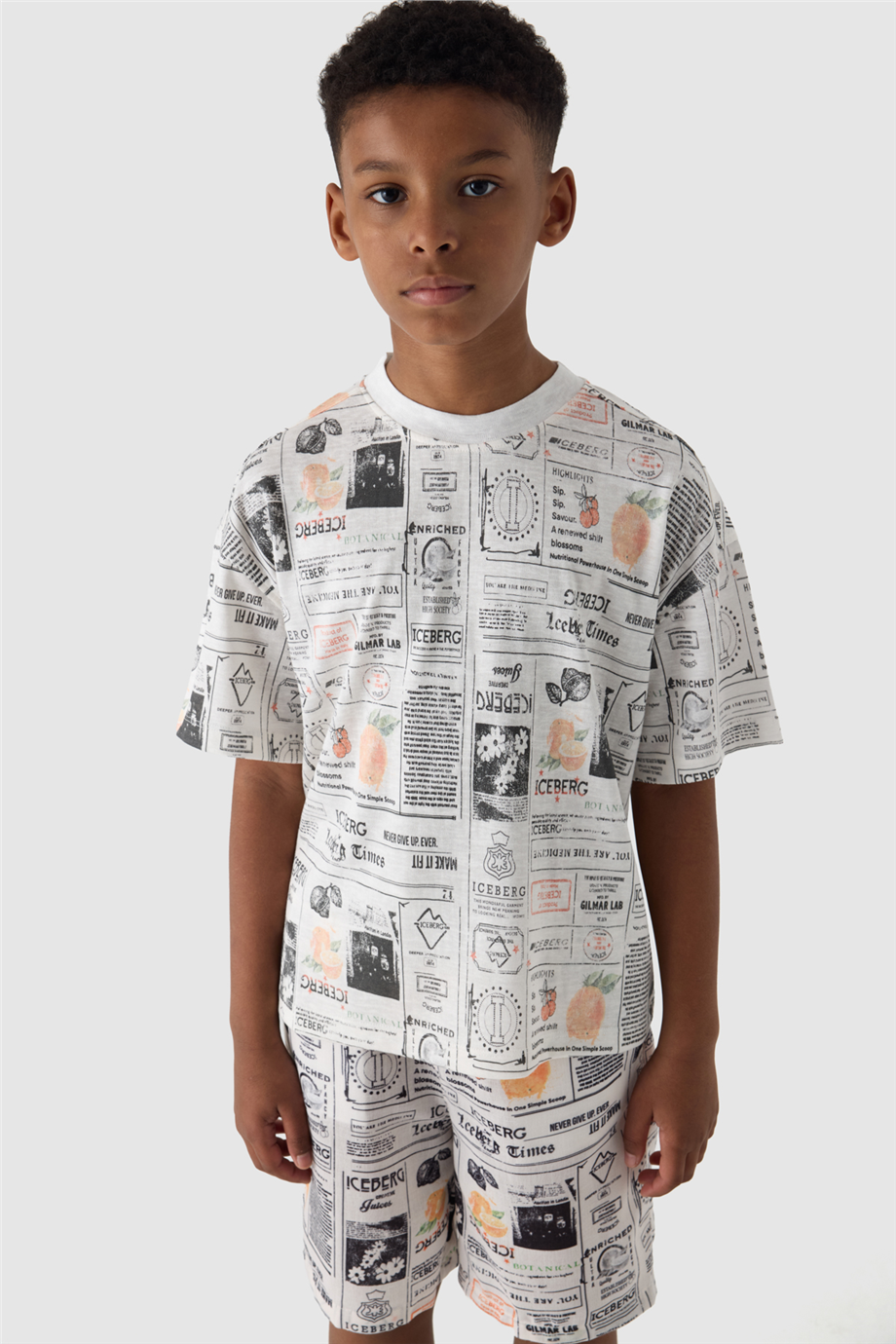 Iceberg Boy Off White TshirtIceberg Boy Off White Tshirt