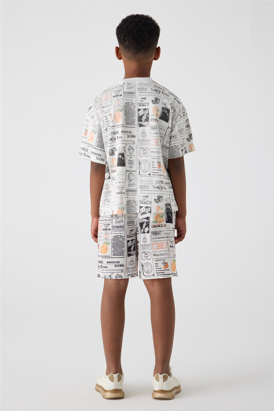 Iceberg Boy Off White TshirtIceberg Boy Off White Tshirt