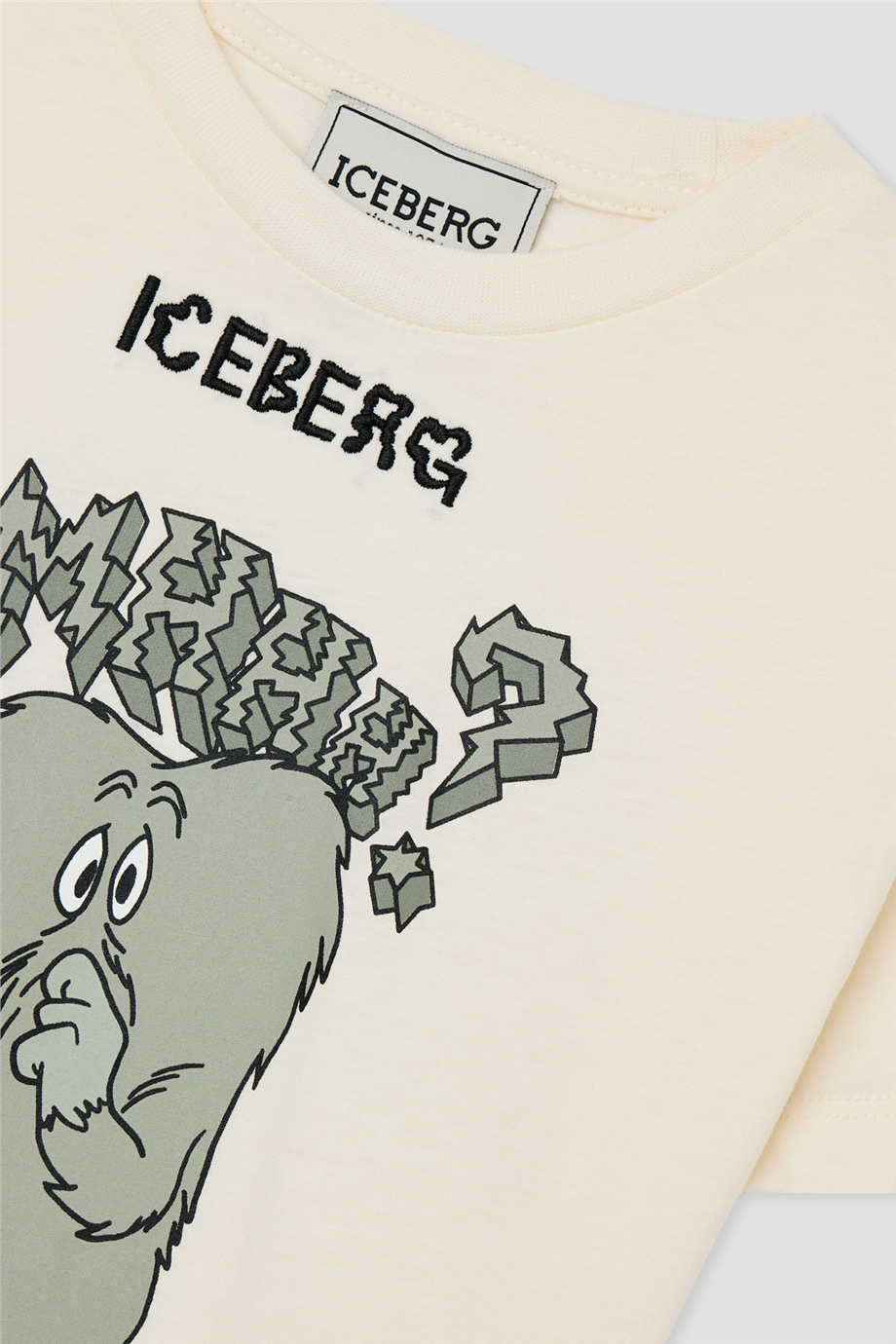 Iceberg Erkek Çocuk Kırık Beyaz TshirtIceberg Erkek Çocuk Kırık Beyaz Tshirt
