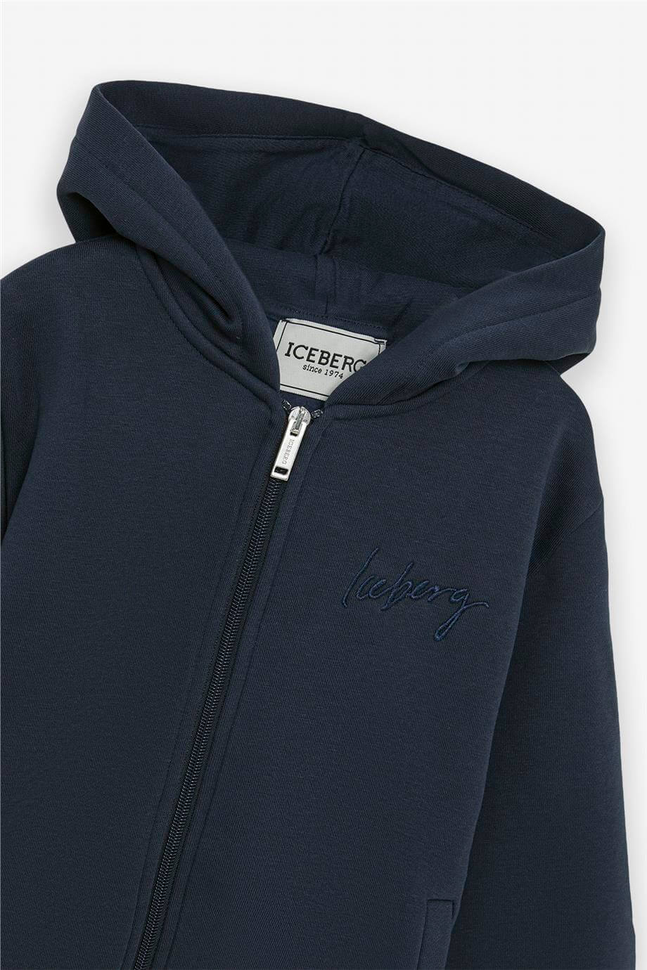 Iceberg Boy Navy Blue Tracksuit TopIceberg Boy Navy Blue Tracksuit Top