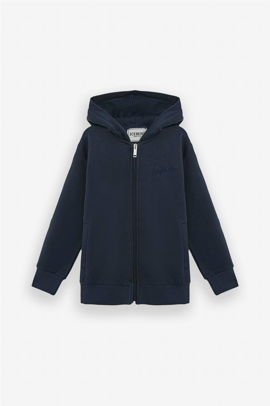Iceberg Boy Navy Blue Tracksuit TopIceberg Boy Navy Blue Tracksuit Top