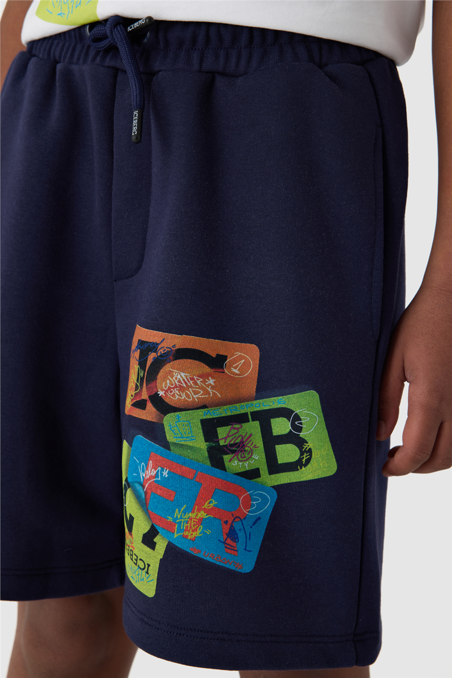 Iceberg Boy Navy Blue ShortsIceberg Boy Navy Blue Shorts