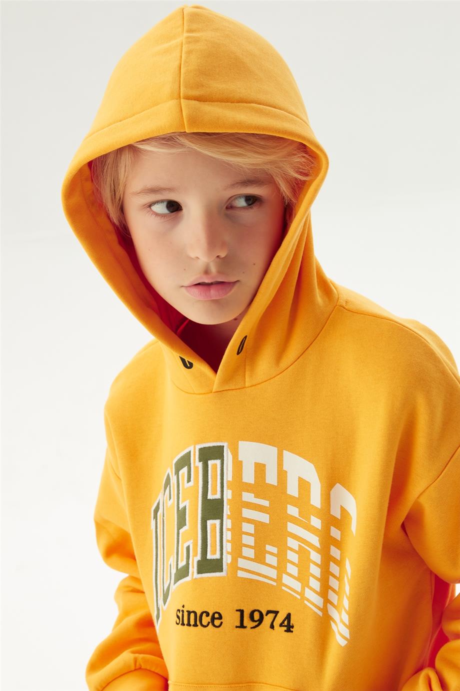 Iceberg Erkek Çocuk Oranj Sweatshirt