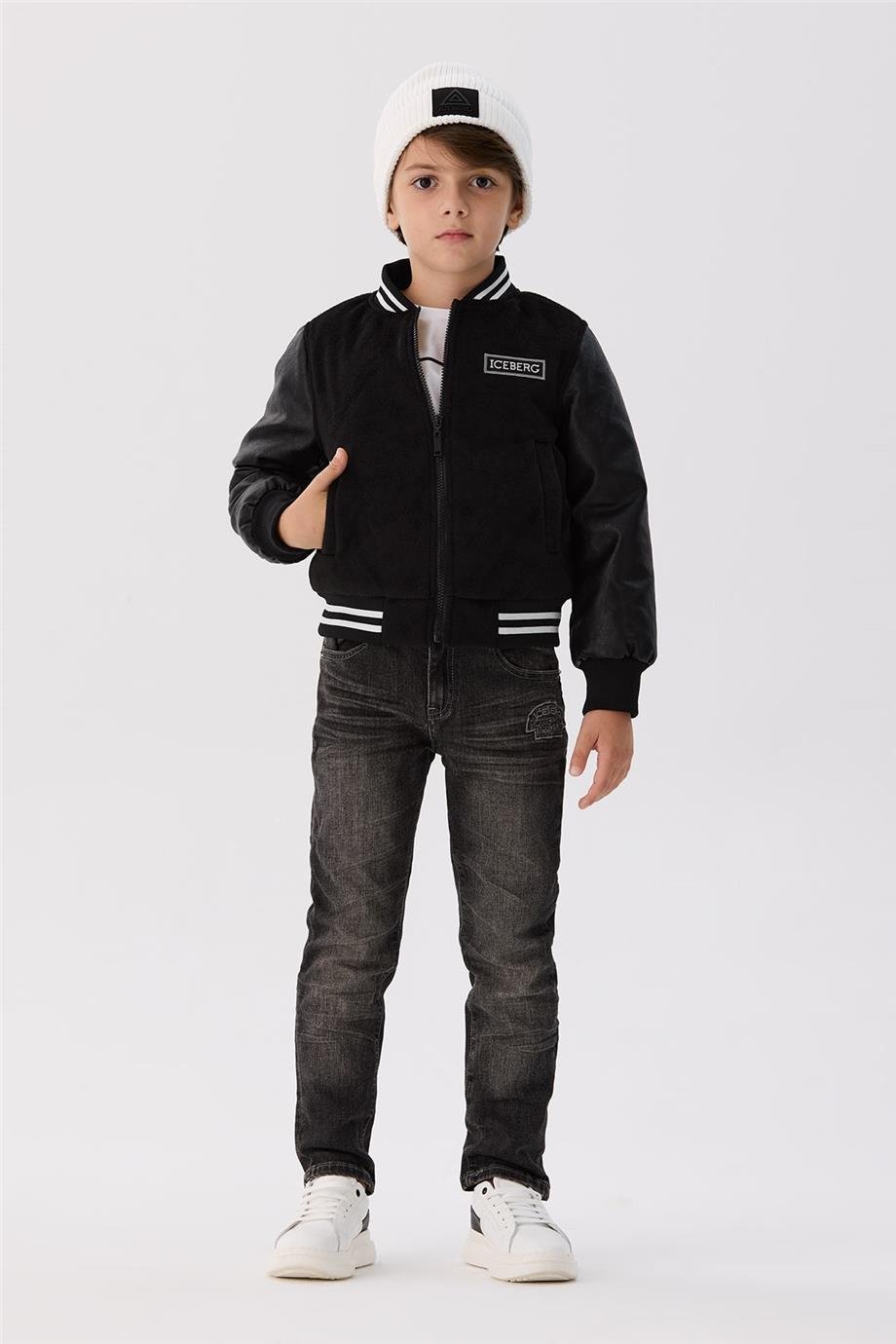Iceberg Erkek Çocuk Siyah Ceket